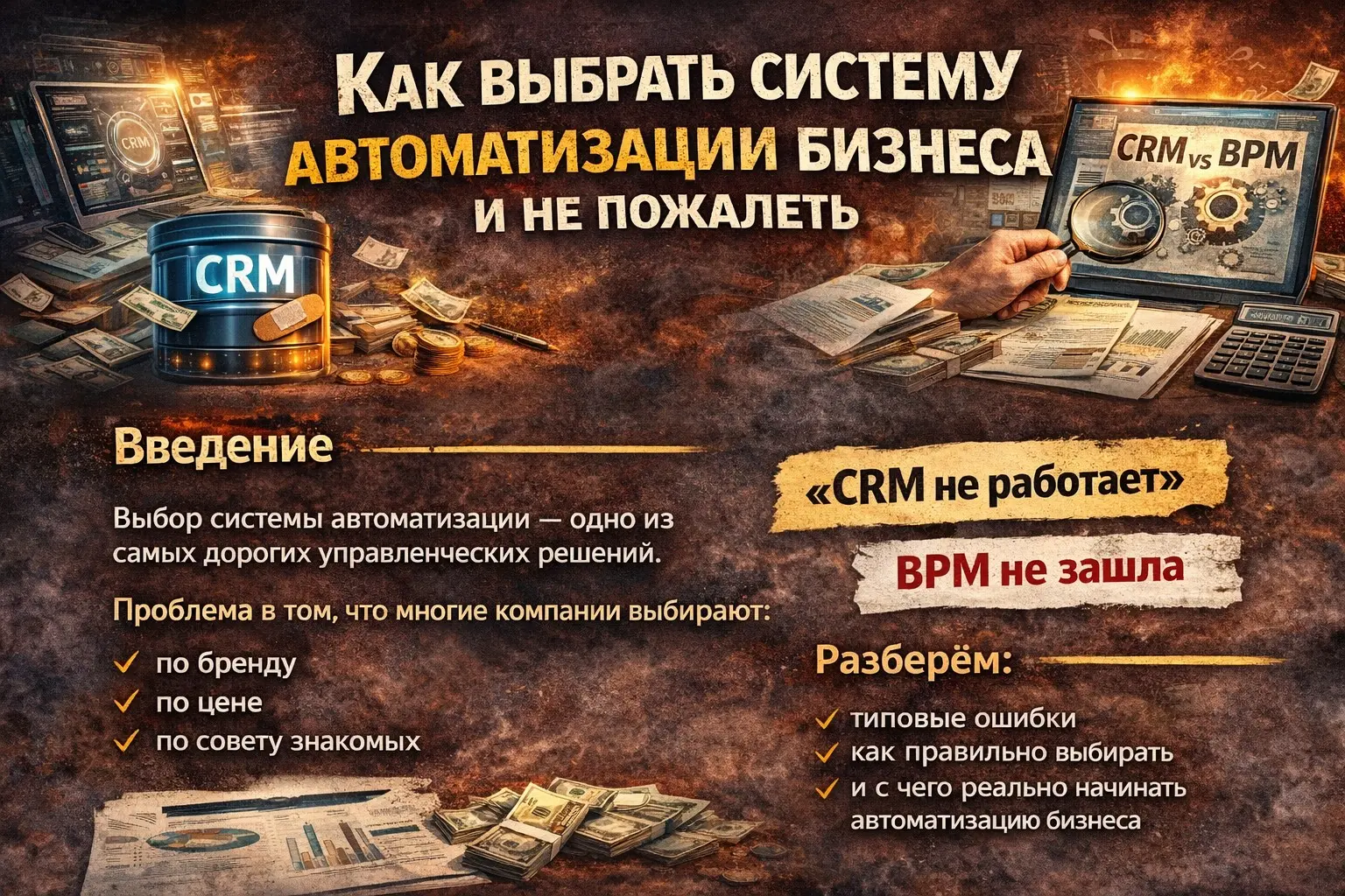 Как выбрать систему автоматизации бизнеса и не пожалеть | Сетка — социальная сеть от hh.ru