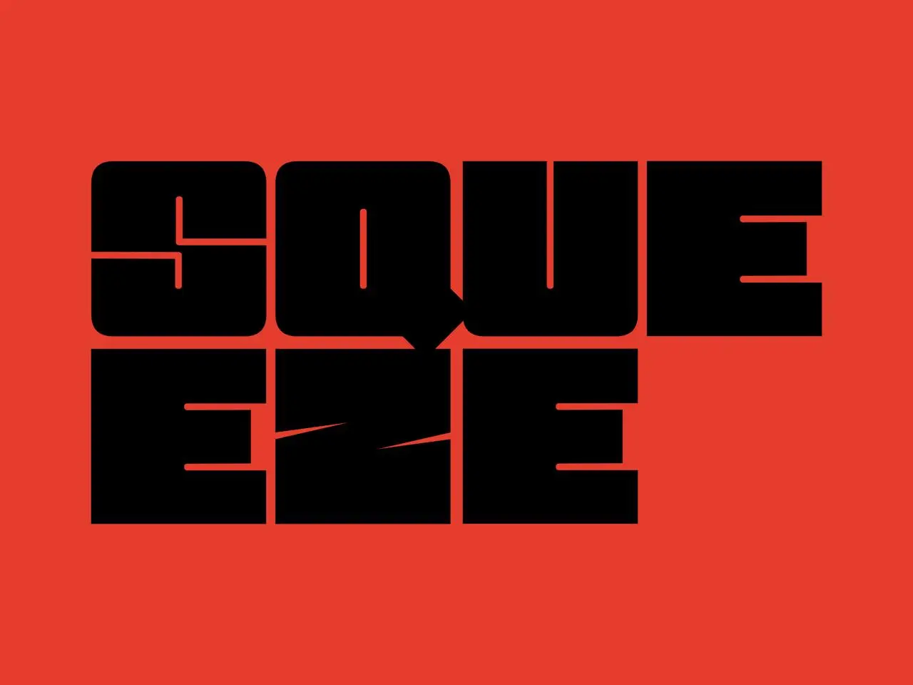 SQUEEZE на площадках
Экспериментальный акцидентный шрифт с сильной компрессией форм и агрессивными разрывами в штрихах | Сетка — социальная сеть от hh.ru