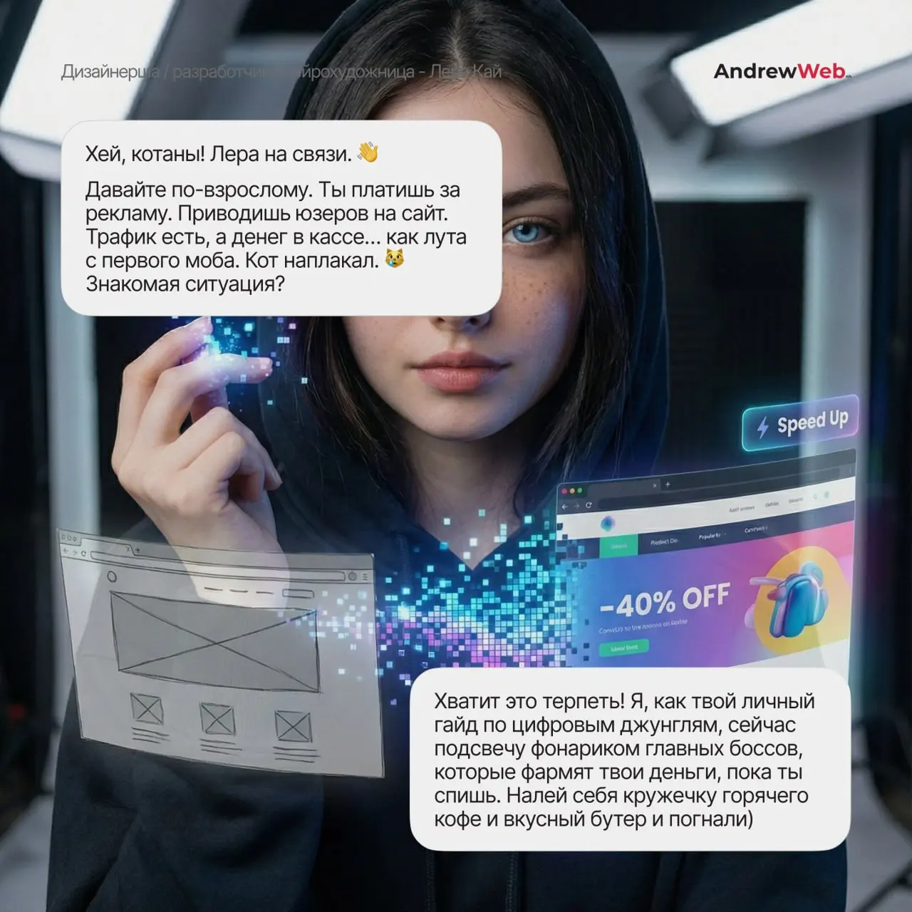 💸 Слышишь этот звук? дзынь-дзынь-дзынь… Это не монетки в Марио, это твои деньги утекают через дырявый сайт! 💧
В 2026-м старый сайт — это не просто “не модно”, это прямая дорога к сливу бюджета | Сетка — социальная сеть от hh.ru