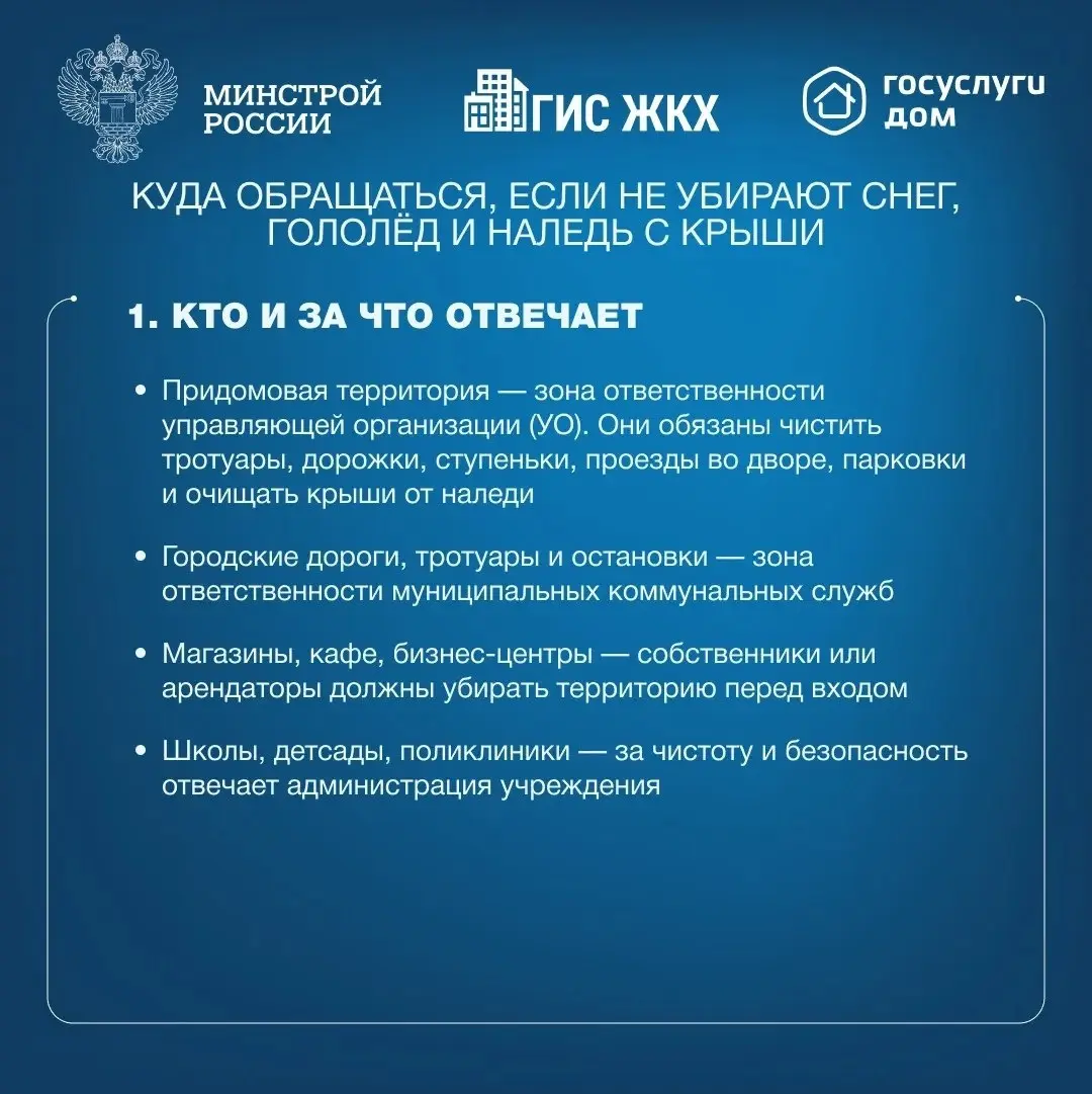 ❄️Cнегопады и гололед являются частью городской жизни. Рассказываем, кто и за какие территории отвечает, в какие сроки обязан навести порядок и куда обращаться по этим вопросам | Сетка — социальная сеть от hh.ru
