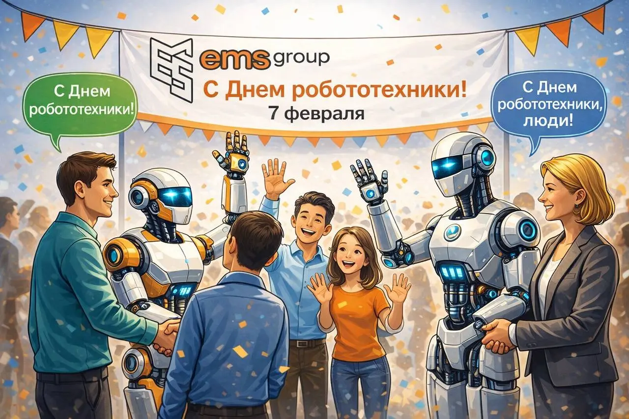 С Всемирным днём робототехники! 🤖✨
От лица компании ООО «ЕМС Групп» поздравляем инженеров, разработчиков, интеграторов и всех, кто создаёт будущее уже сегодня | Сетка — социальная сеть от hh.ru
