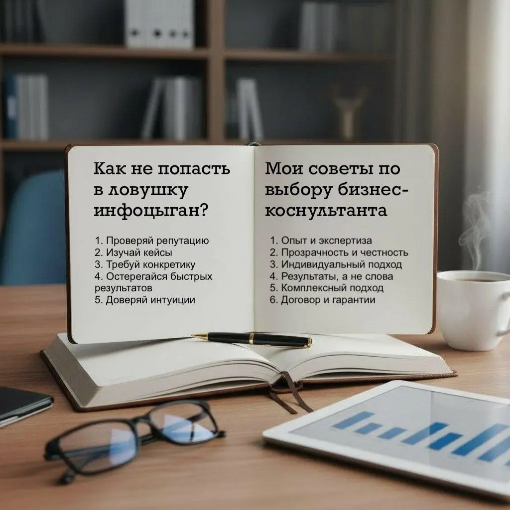 ВОПРОС: Как не попасть в ловушку «ИНФОЦЫГАН»❓
ОТВЕТ: Мои советы по выбору настоящего бизнес-консультанта
📣 "Инфоцыган" против "Практика": Как их распознать? Ключевые отличия, которые, по моему опыту, ... | Сетка — социальная сеть от hh.ru