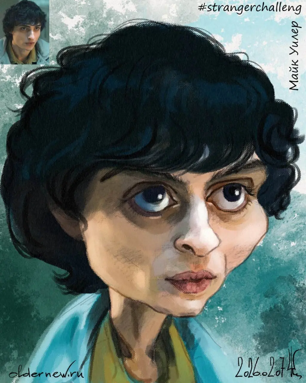 03 — Майк Уилер из вселенной "Очень странные дела" в исполнении Финна Вулфхарда (Finn Wolfhard).
Для марафона #strangerchalleng от @butovart
 | Сетка — социальная сеть от hh.ru