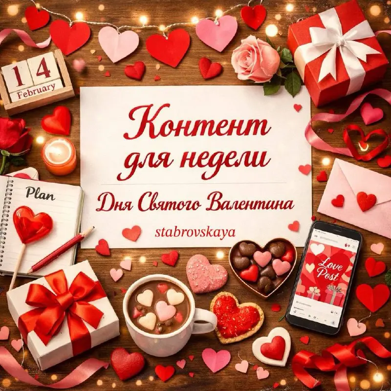 💖 Неделя Дня святого Валентина в недвижимости!
Эта неделя - время любви и уюта в каждом доме.
Подготовила для вас контент-план на эту неделю, чтобы поддержать настроение праздника и любви:
Понедельник | Сетка — социальная сеть от hh.ru