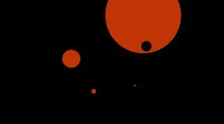 Six circles - bees & bombs - Анимация заднего фона. Реализована с помощью JavaScript и CSS.
https://codepen.io/yukulele/pen/LoBYzO | Сетка — социальная сеть от hh.ru