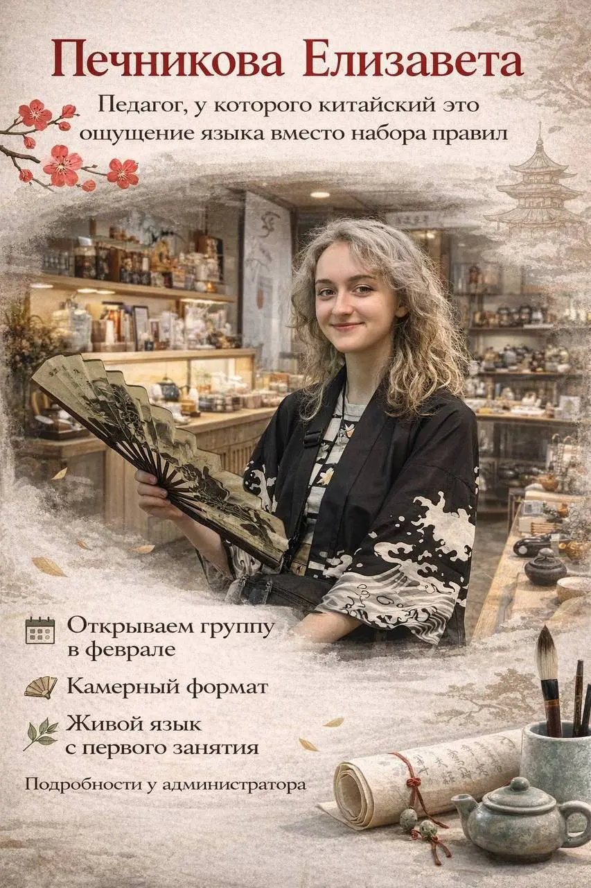 Дополнительные открытые уроки у Елизаветы Печниковой
По вашим запросам открываем ещё две даты для знакомства с китайским языком и форматом занятий у Елизаветы | Сетка — социальная сеть от hh.ru