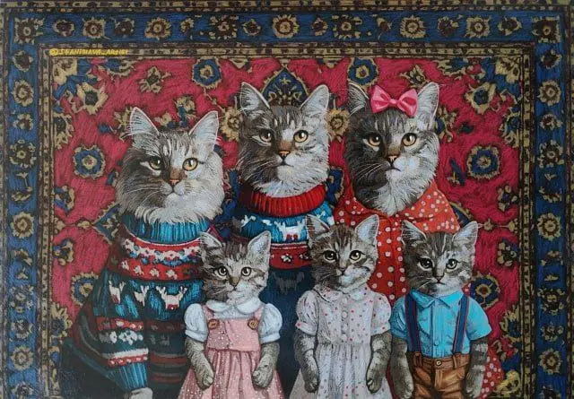 Даниил Кудряшов,
"Семейное фото"
Воскресный #Арт@poldner #Коты@poldner | Сетка — социальная сеть от hh.ru