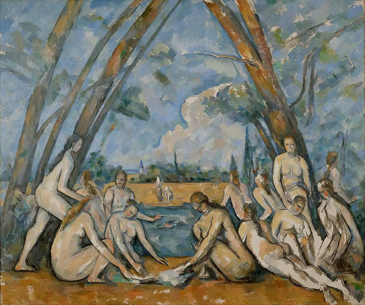 “Купальщицы”
Поль Сезанн (1900)
19 января 1839 года родился Поль Сезанн, в богатой семье банкира в Экс-ан-Провансе, Сезанн долго боролся с волей отца, который хотел, чтобы сын стал юристом | Сетка — социальная сеть от hh.ru
