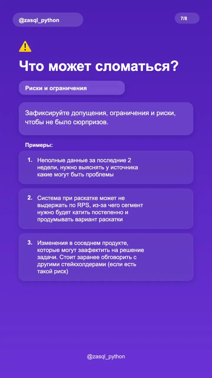 👍 Чек-лист аналитика: какие вопросы задать к задаче
Что важно понять до того, как браться за решение практически любой аналитической задачи | Сетка — социальная сеть от hh.ru