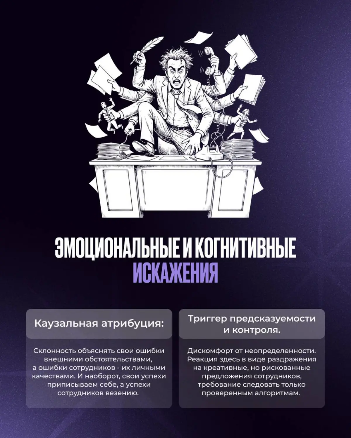 1 часть. Внутренние триггеры управленца - которые могут повлиять на взаимодействие с сотрудниками
Триггеры - это нормально. Они есть у всех | Сетка — социальная сеть от hh.ru