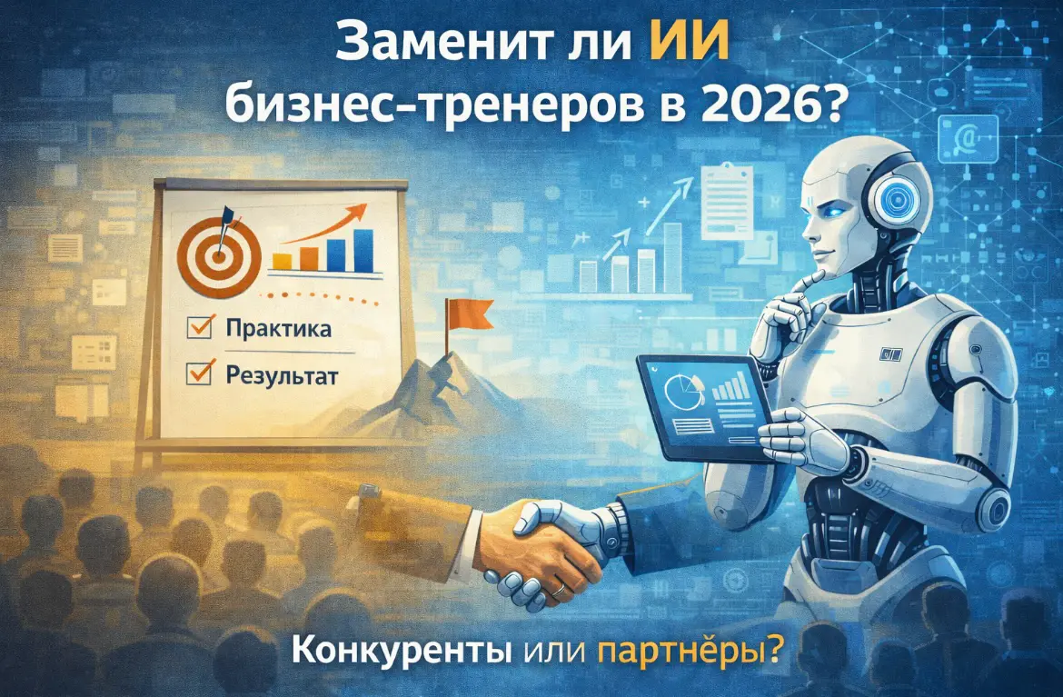 🤖 Заменит ли ИИ живых бизнес-тренеров в 2026 году? | Сетка — социальная сеть от hh.ru