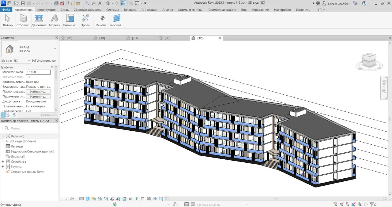 🏗BIM-Global: реализовали 3D  визуализацию объекта п.Громово | Сетка — социальная сеть от hh.ru