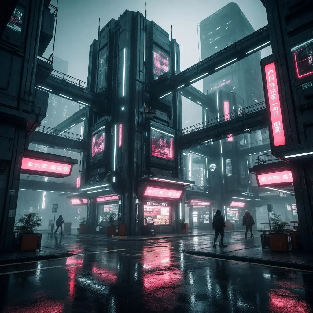 👾AI-Cyberpunk: цифровые зарисовки от ИИ | Сетка — социальная сеть от hh.ru