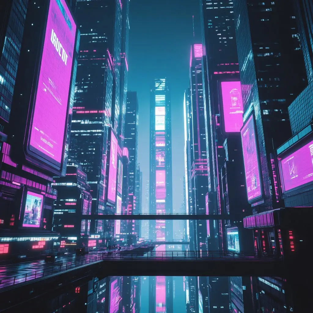 👾AI-Cyberpunk: цифровые зарисовки от ИИ | Сетка — социальная сеть от hh.ru