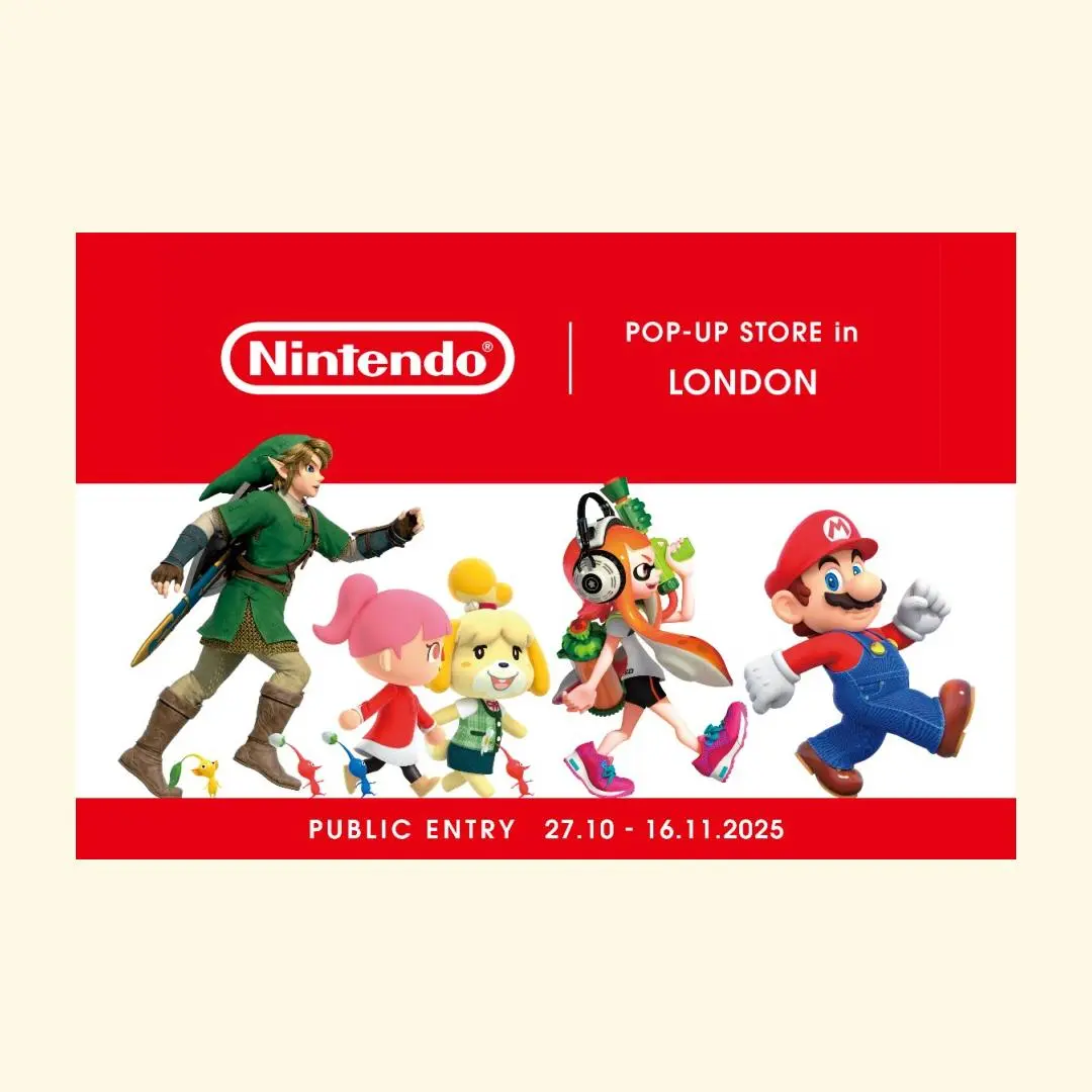 Как работать с поп-ап точками
№2 : «Сейчас или никогда»
01. Nintendo
Поп-ап в Лондоне с входом по билетам. Можно было купить лимитированный мерч первого релиза — лимитированность концентрирует ажиотаж | Сетка — социальная сеть от hh.ru