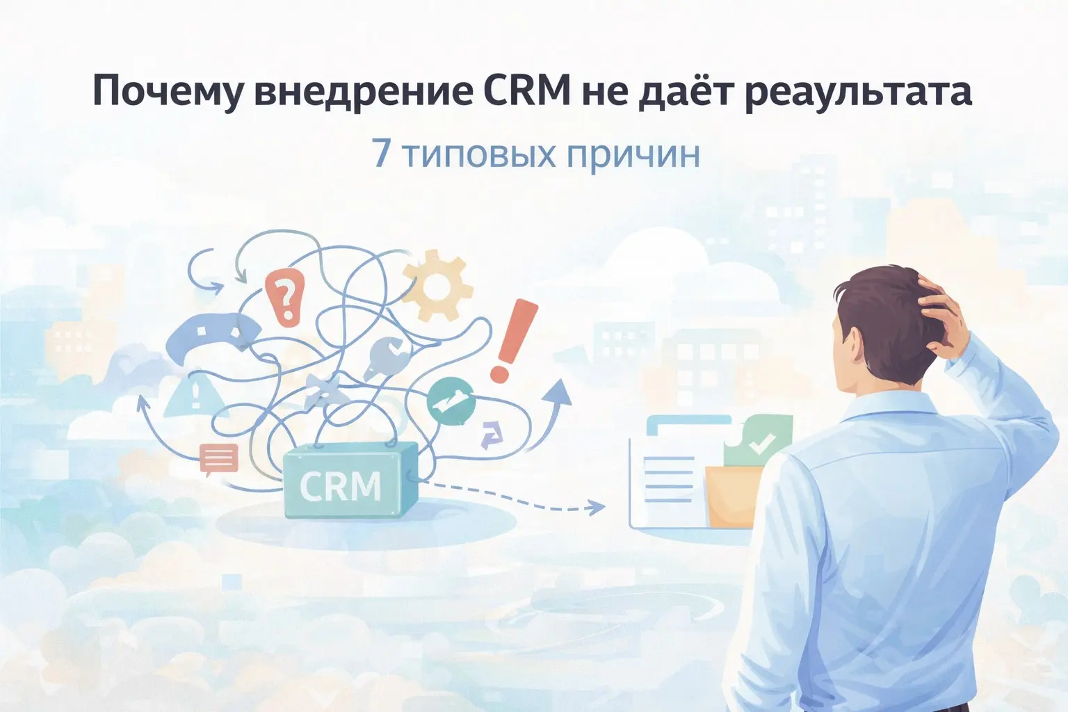 Почему внедрение CRM не даёт результата: 7 типовых причин | Сетка — социальная сеть от hh.ru