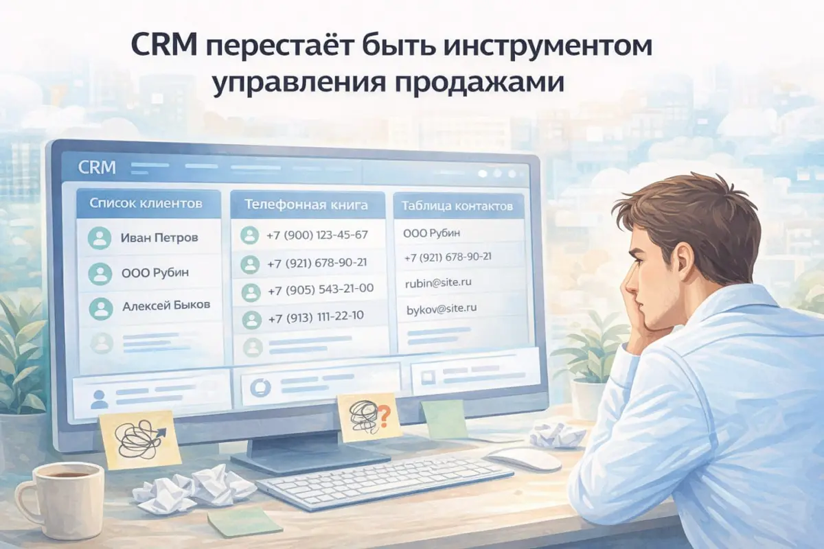 Почему CRM не работает | Сетка — социальная сеть от hh.ru