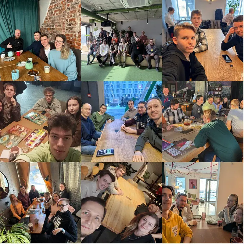 Собрали для вас фотографии встреч с прошедших выходных!
ANDROID:
🔶 САНКТ-ПЕТЕРБУРГ
🔶 САНКТ-ПЕТЕРБУРГ
DEVOPS:
🔶 САНКТ-ПЕТЕРБУРГ
FRONTEND:
🔶 САМАРА
IOS:
🔶 САНКТ-ПЕТЕРБУРГ
IT:
🔶 ГОМЕЛЬ
🔶 ТОЛЬЯТТИ
MOBILE:... | Сетка — социальная сеть от hh.ru