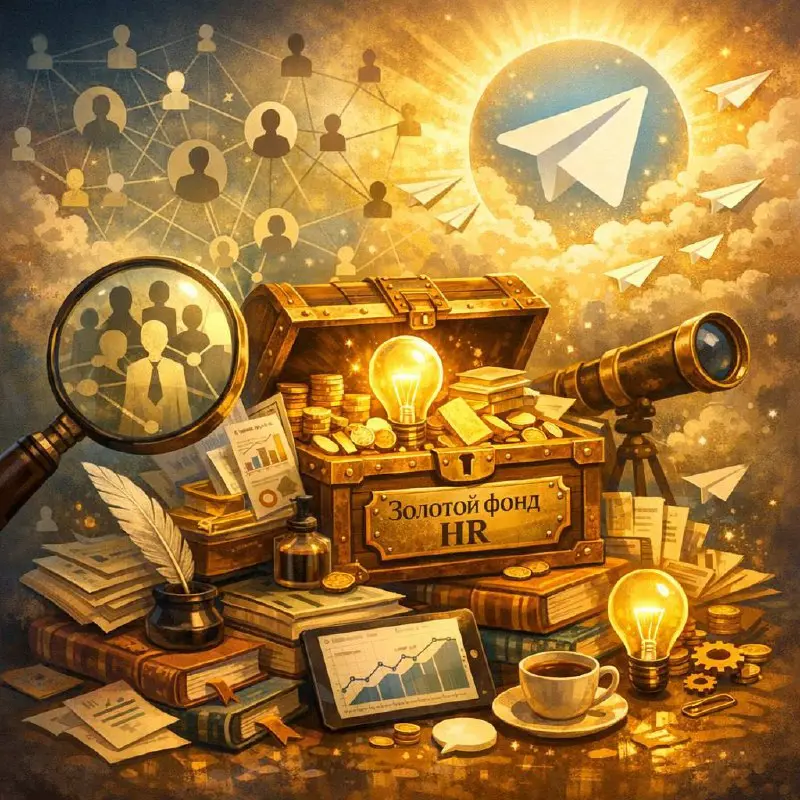 Для всех тех, кто работает с человеческим капиталом — папка «Золотой фонд HR»: Telegram-каналы с аналитикой, идеями и вдохновением.
В этом посте были ссылки, но мы их удалили по правилам Сетки | Сетка — социальная сеть от hh.ru