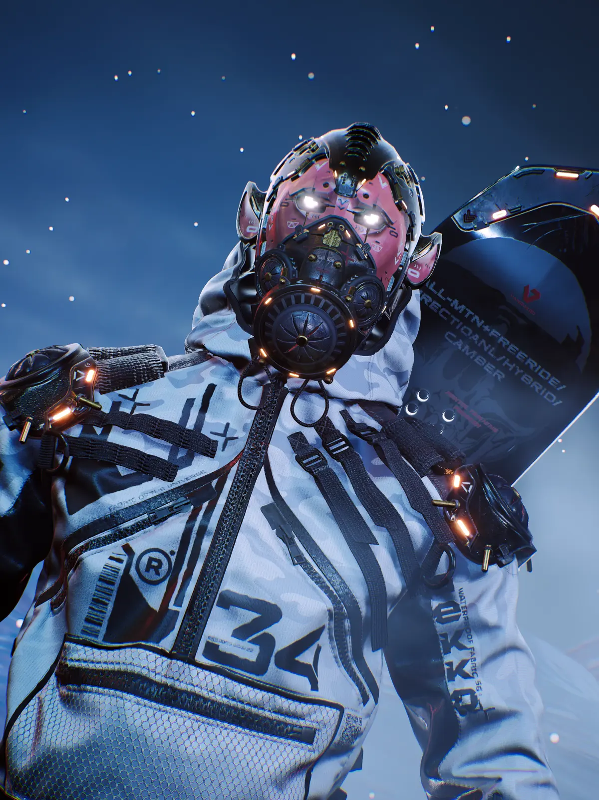 Наконец то закончила персонажа, которого делала полтора месяца:) разобралась немного с UE5, светом, сиквенсером и тп. Шлем сделала во Fusion360, люблю этот софт, а остальное по стандартному пайплайну | Сетка — социальная сеть от hh.ru