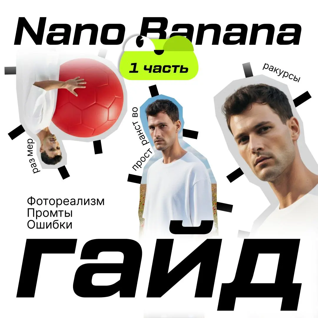 Nano Banana ГАЙД: фотореализм, промты, ошибки | Сетка — социальная сеть от hh.ru
