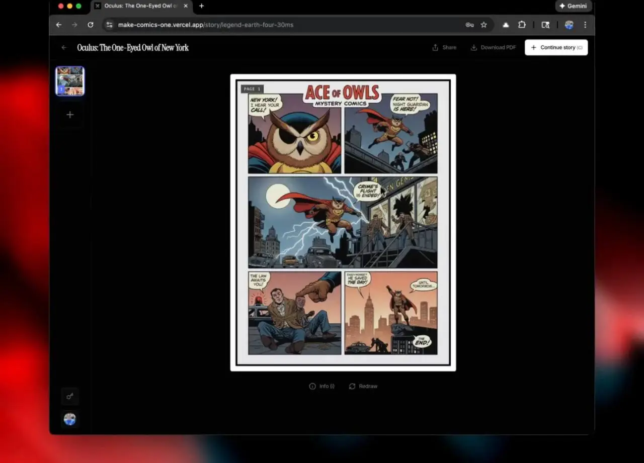 ☝🏻 https://www.makecomics.io/
Сайт MakeComics предоставляет пользователям возможность создавать профессиональные комиксы с помощью искусственного интеллекта | Сетка — социальная сеть от hh.ru