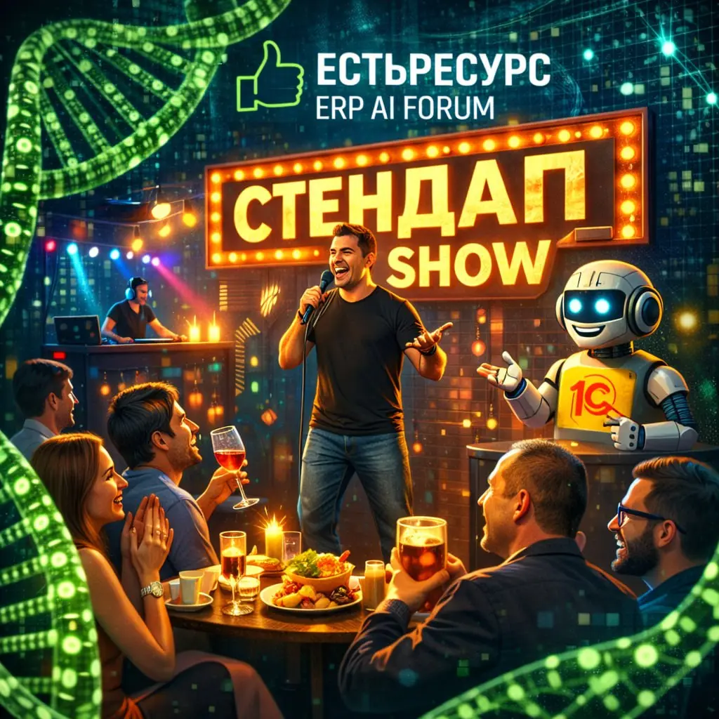🤩А вы знаете, что вечерняя программа на ЕСТЬРЕСУРС ERP AI Forum будет в формате стендап? 👀
Не просто фуршет.
Не просто нетворкинг | Сетка — социальная сеть от hh.ru