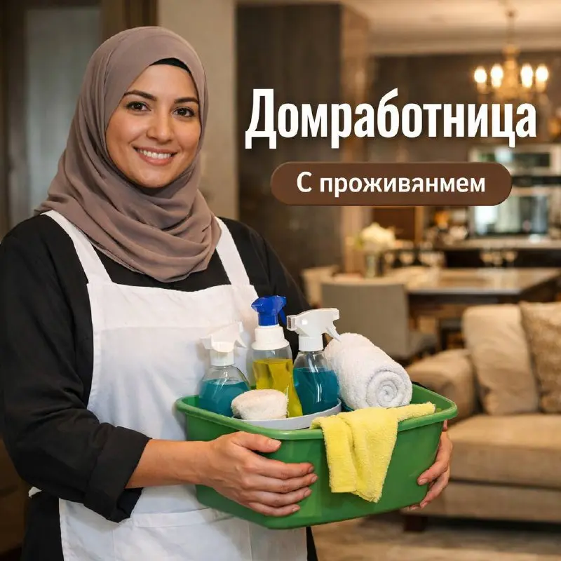 ПОМОЩНИЦА ПО ДОМУ
От 100 000₽
Прямой работодатель
• Москва
• Клининг и бытовые услуги
• @nnigoro4ka07
Jober - удобный mini app с быстрым доступом к вакансиям | Сетка — социальная сеть от hh.ru