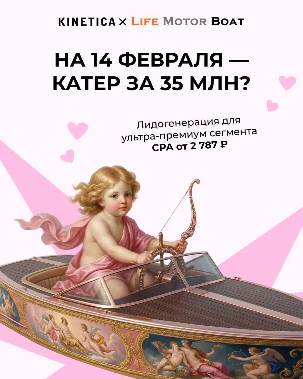 ⛵💕 Как мы влюбили в катеры аудиторию с чеком 35+ млн
Life Motor Boat — официальный дилер элитных катеров Axopar и Rodman | Сетка — социальная сеть от hh.ru
