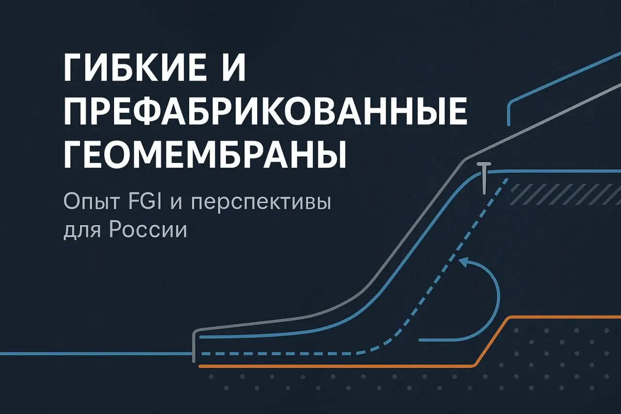 Гибкие и префабрикованные геомембраны: опыт FGI и перспективы для России
В России изоляционные системы до сих пор ассоциируются в первую очередь с HDPE и LLDPE | Сетка — социальная сеть от hh.ru