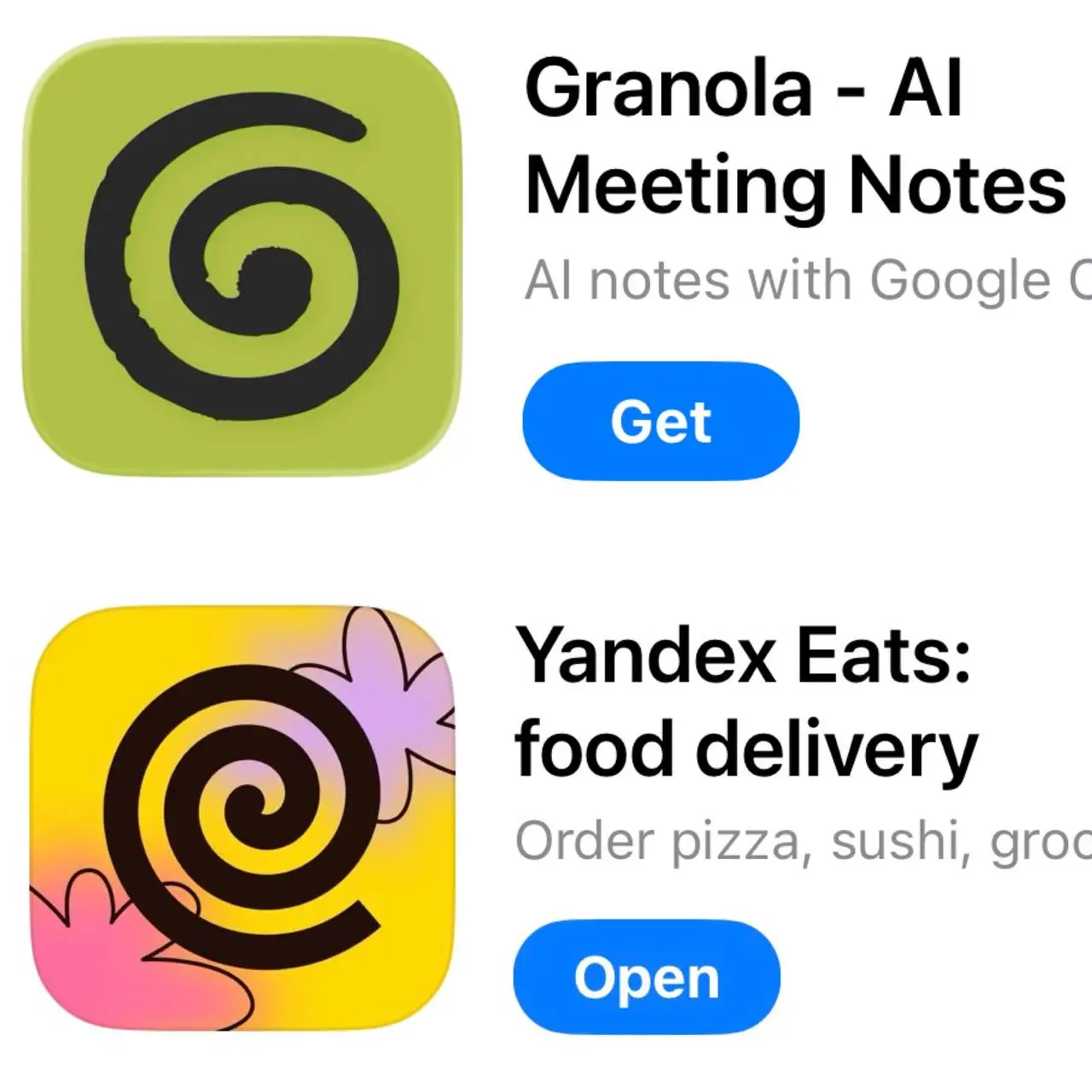 Granola провела ребрендинг и стала филиалом Yandex Eats 😅 У её ЦА таких ассоциаций, конечно, не будет, но всё равно довольно забавно) | Сетка — социальная сеть от hh.ru