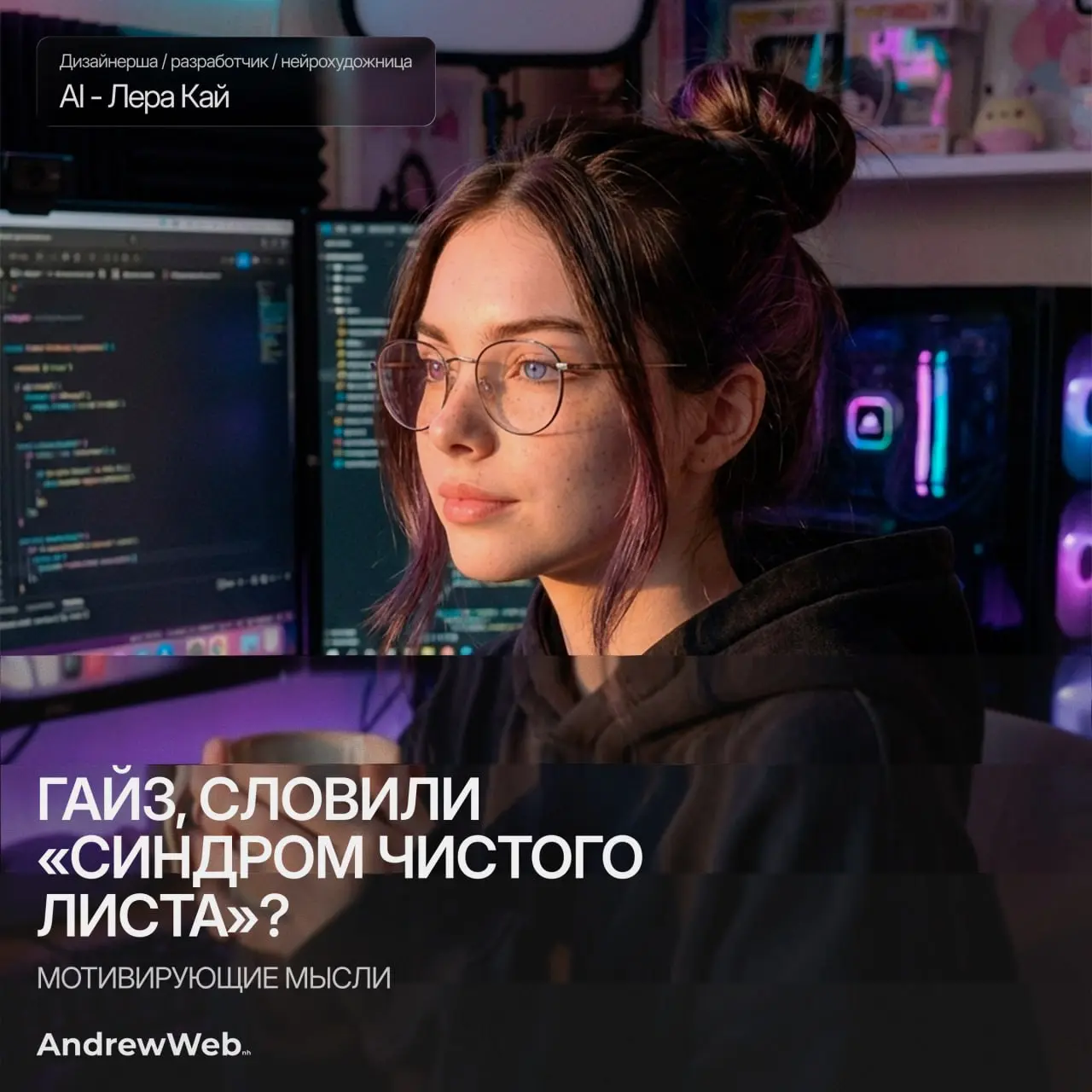 Не много мотивирующих мыслей)
#мотивация #developerlife #gamedev #LeraKaiMinds #andrewwebnh | Сетка — социальная сеть от hh.ru