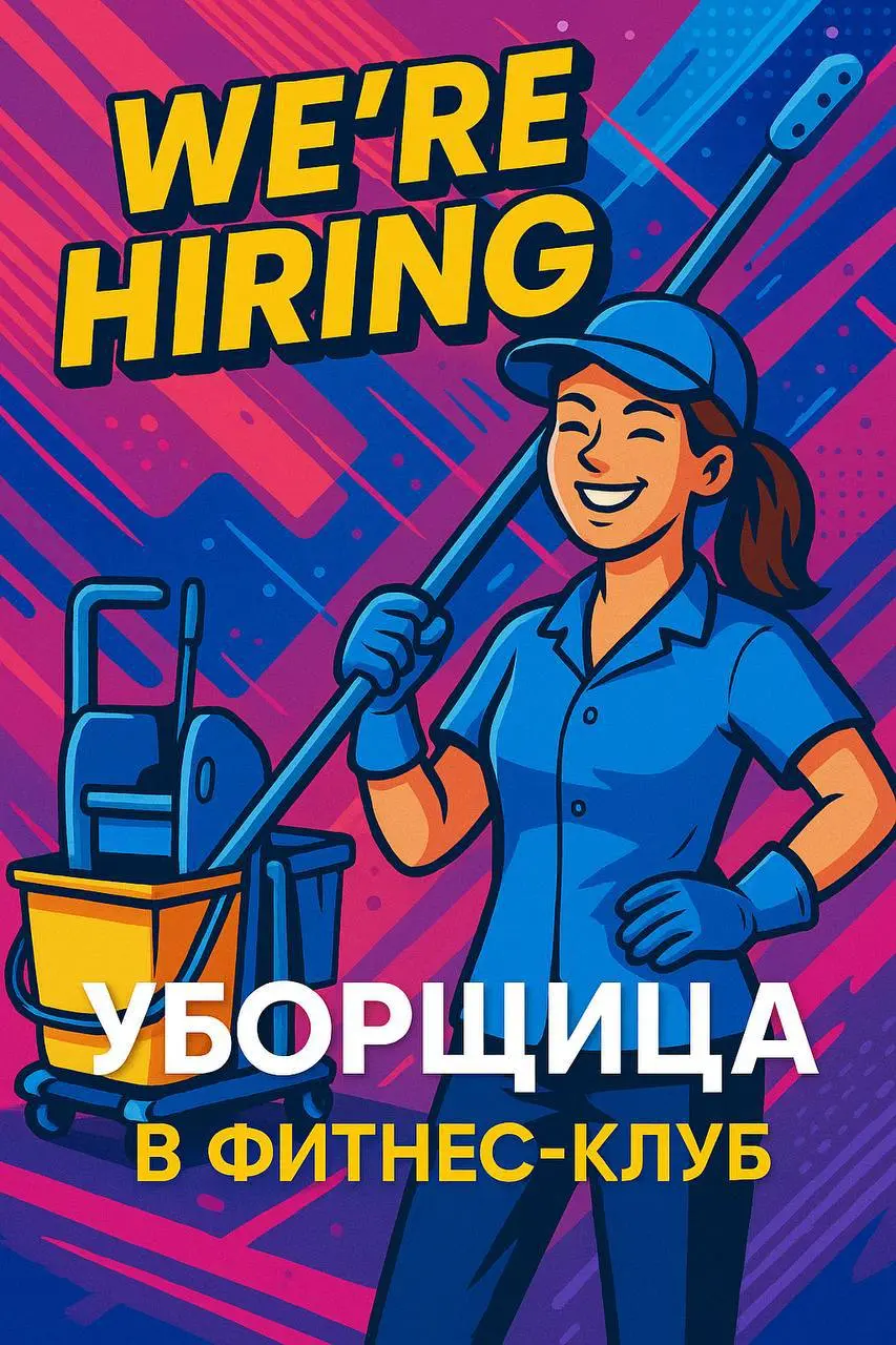 УБОРЩИЦА
80 000₽ - 92 000₽
Спортивный комплекс
• Москва
• Клининг и бытовые услуги
• +79808888040
Jober - удобный mini app с быстрым доступом к вакансиям | Сетка — социальная сеть от hh.ru