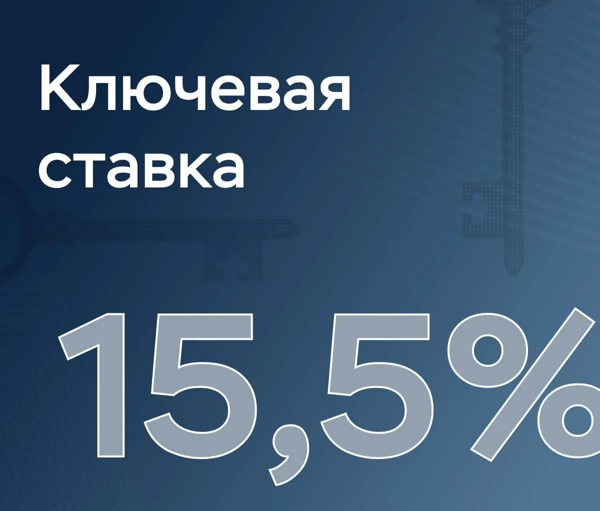 ⚡️ Центральный Банк России снищил ключевую ставку до 15,50% годовых
PS: Следующее заседание Совета директоров Банка России по ключевой ставке запланировано на 20 марта 2026 года | Сетка — социальная сеть от hh.ru