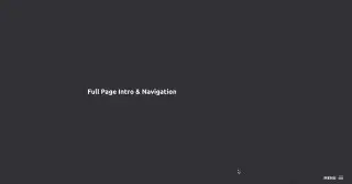 Full Page Intro & Navigation - Введение на всю страницу и навигация. Реализовано с помощью JS и CSS.
https://codepen.io/codyhouse/details/OJmXKp | Сетка — социальная сеть от hh.ru