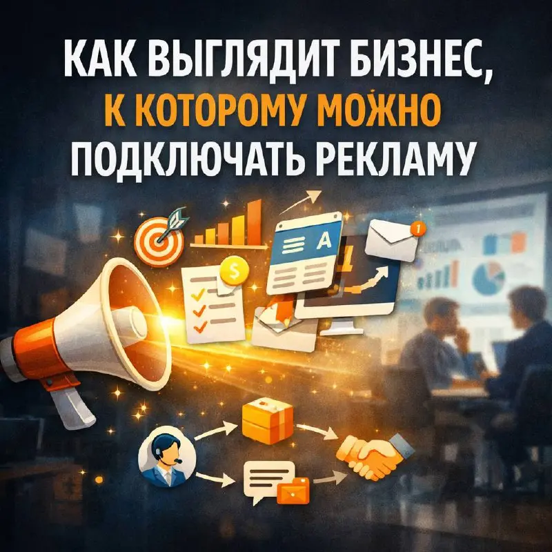 Как выглядит бизнес, к которому можно подключать рекламу
Есть старая фраза — «реклама — двигатель торговли» | Сетка — социальная сеть от hh.ru