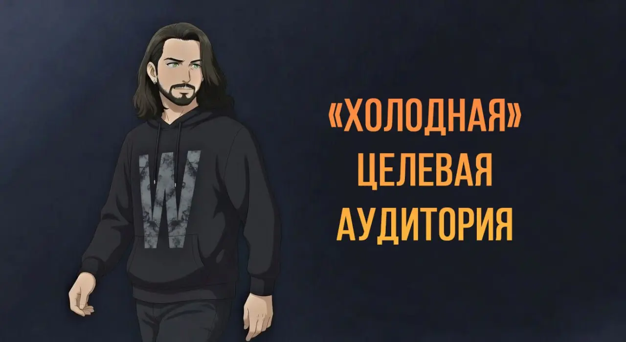 Холодная аудитория: люди, которые хотят ваш товар, но не знают о вас.
Самая холодная целевая аудитория — люди, которым нужен ваш продукт, но они о вас ничего не знают | Сетка — социальная сеть от hh.ru