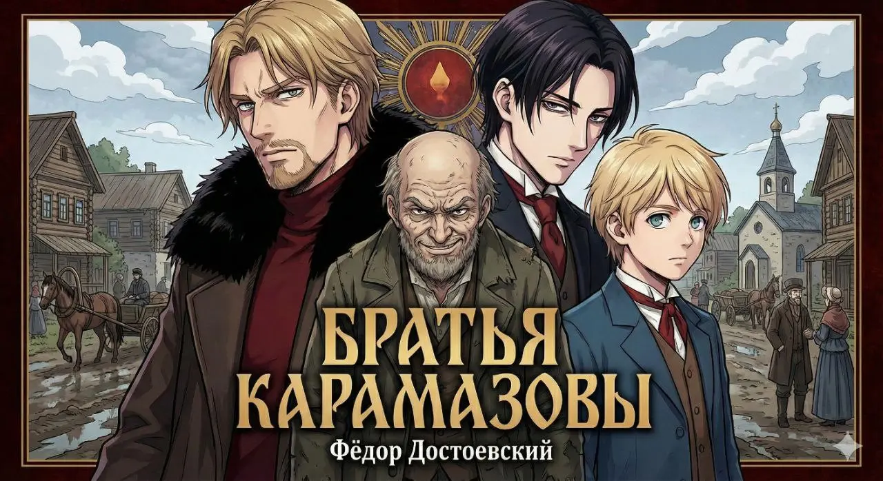 БРАТЬЯ КАРАМАЗОВЫ: ВЕЛИКОЕ ПРОИЗВЕДЕНИЕ, КОТОРОЕ Я... НЕ СМОГ
Здравствуйте, меня зовут Егор, и я... не осилил «Братьев Карамазовых».
Не думайте, что я не пытался | Сетка — социальная сеть от hh.ru