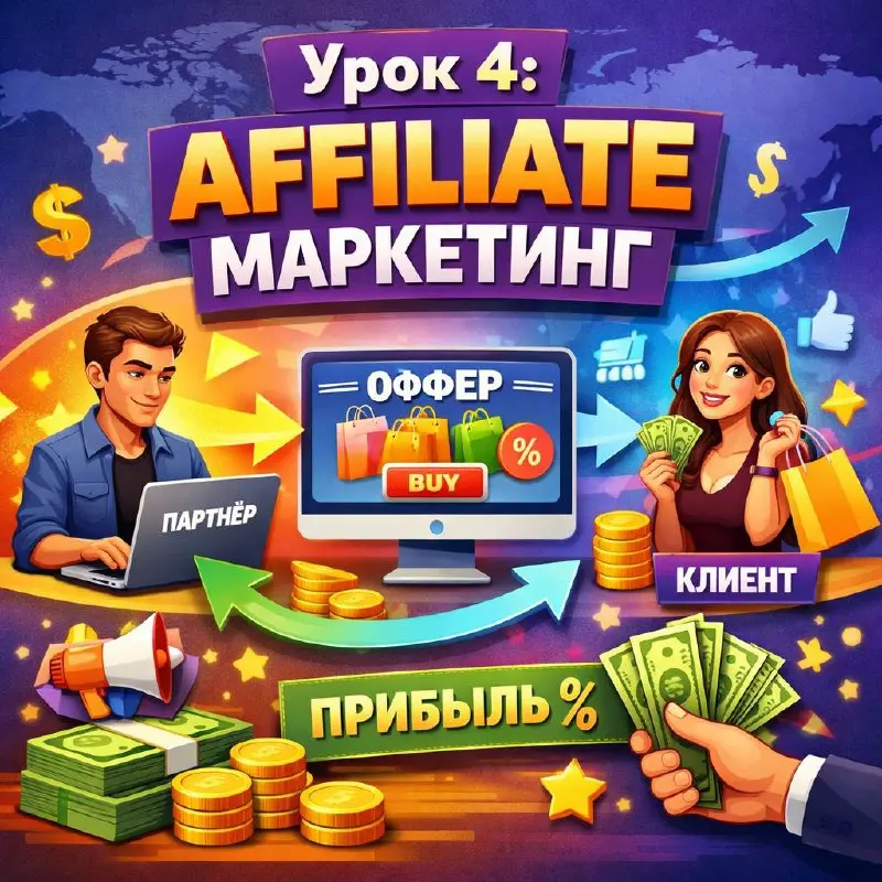 Урок №4. Что такое партнёрский (affiliate) маркетинг и почему без него бизнес растёт медленнее
Партнёрский маркетинг — это не про «реферальные ссылки» и копеечные проценты | Сетка — социальная сеть от hh.ru