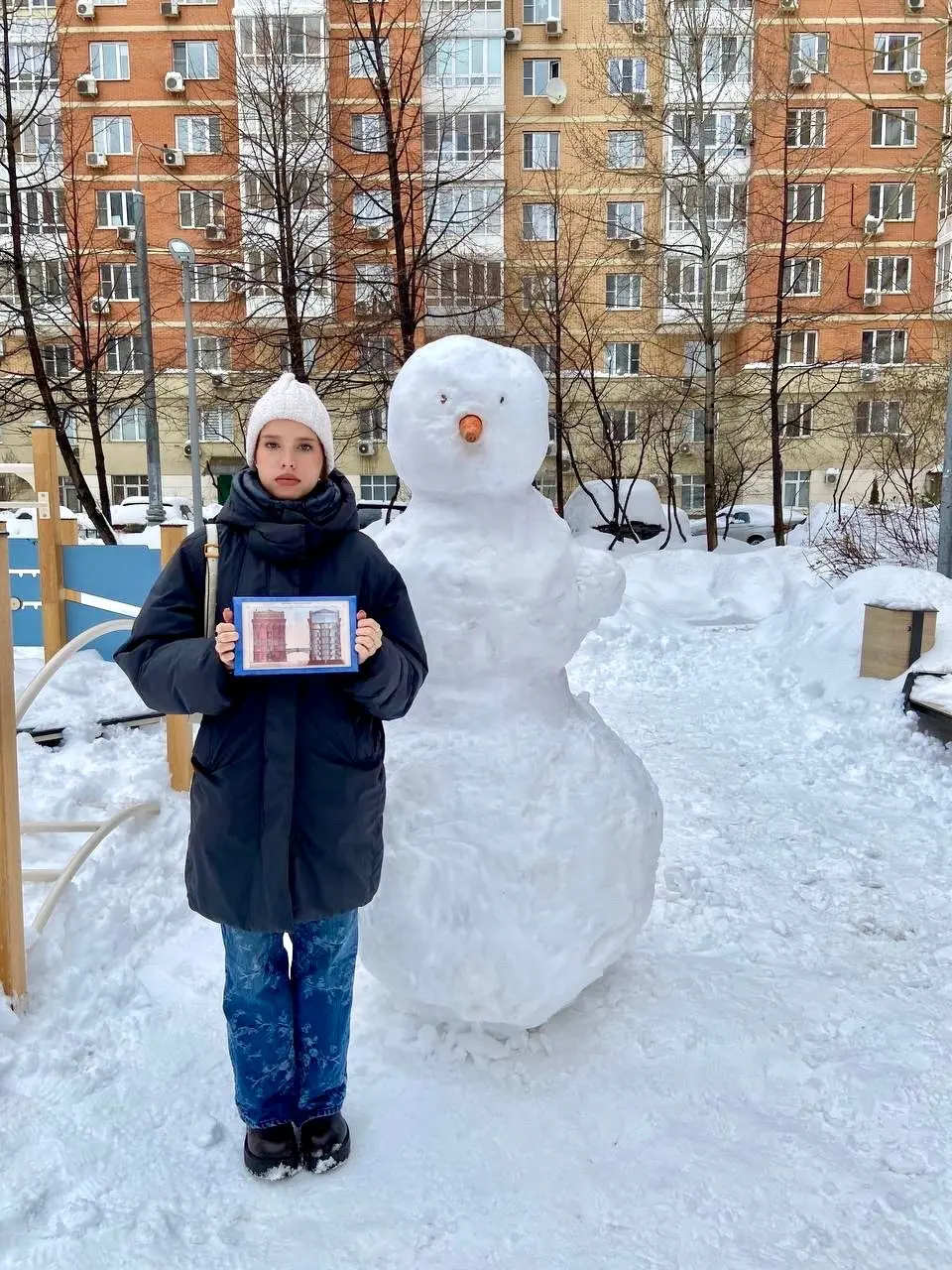 👍🏻В эти выходные ❄️суперпогода для лепки ⛄️снеговиков, и мы с радостью публикуем первые работы претендентов на победу в нашем конкурсе «Снежный мастер» | Сетка — социальная сеть от hh.ru