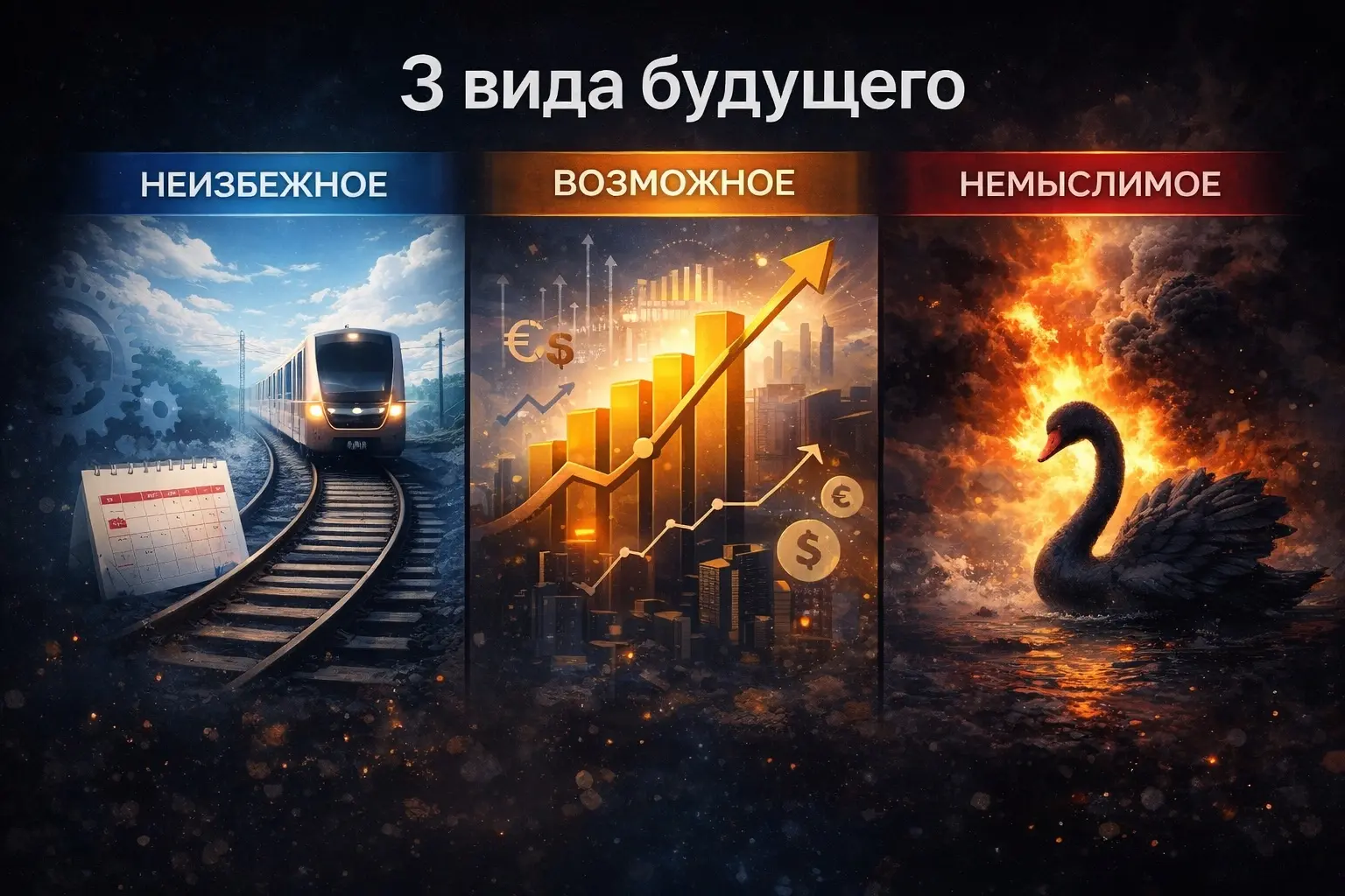 Есть 3 вида будущего. Неизбежное, возможное и немыслимое. | Сетка — социальная сеть от hh.ru