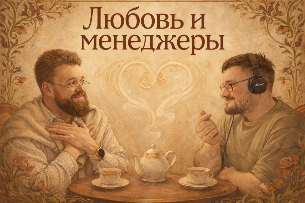 ❤️ Любовь и менеджеры: спецвыпуск на 14 февраля ❤️
В этом выпуске Андрей Кабушев и Александр Штейн вспомнили, что они — не только менеджеры, но ещё и люди, которые живут эту жизнь, вступают в отношени... | Сетка — социальная сеть от hh.ru
