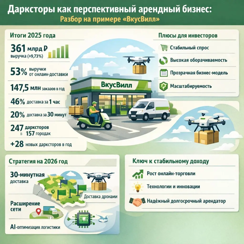 Дарксторы как перспективный арендный бизнес: разбор на приме | Сетка — социальная сеть от hh.ru