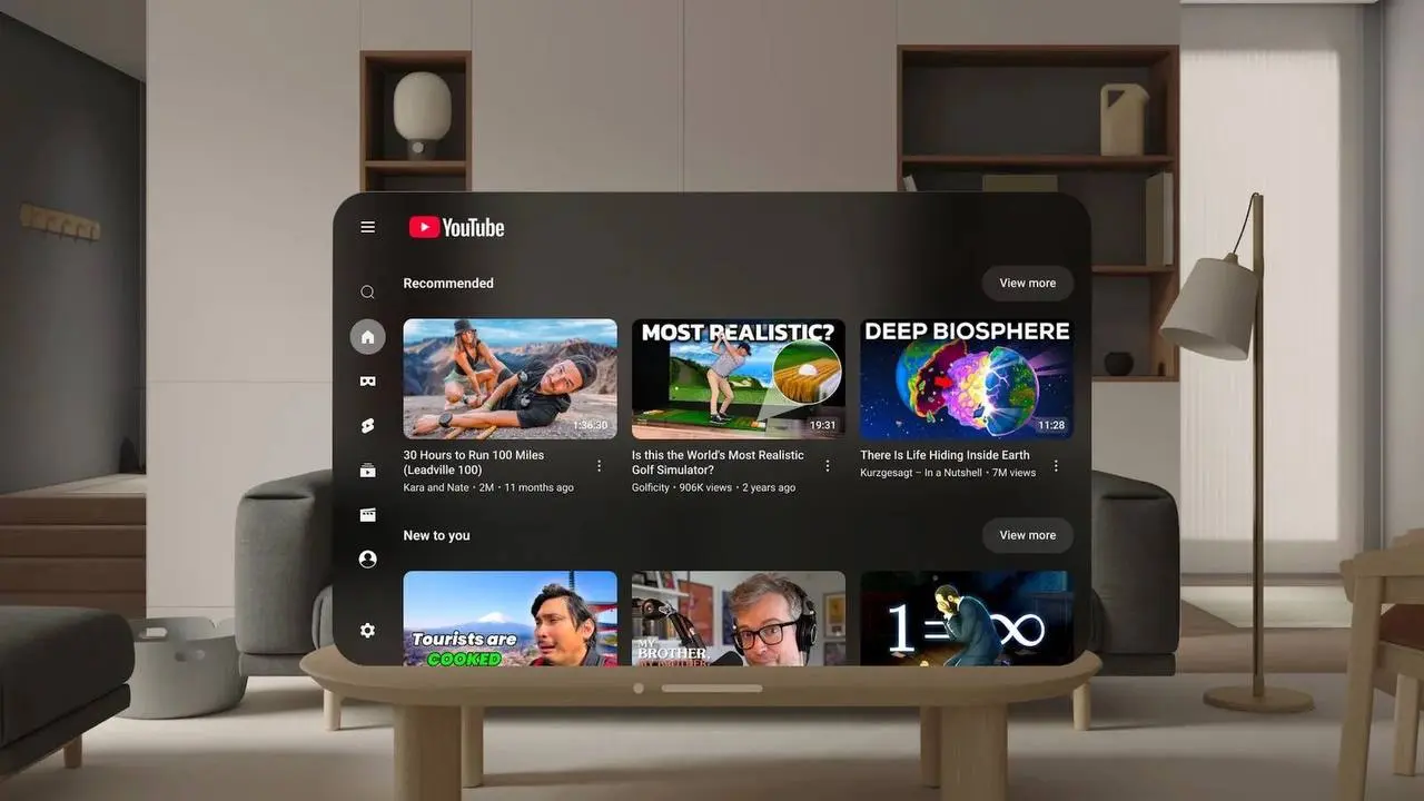Для Apple Vision Pro стало доступно официальное приложение YouTube — теперь сервис работает нативно в visionOS | Сетка — социальная сеть от hh.ru