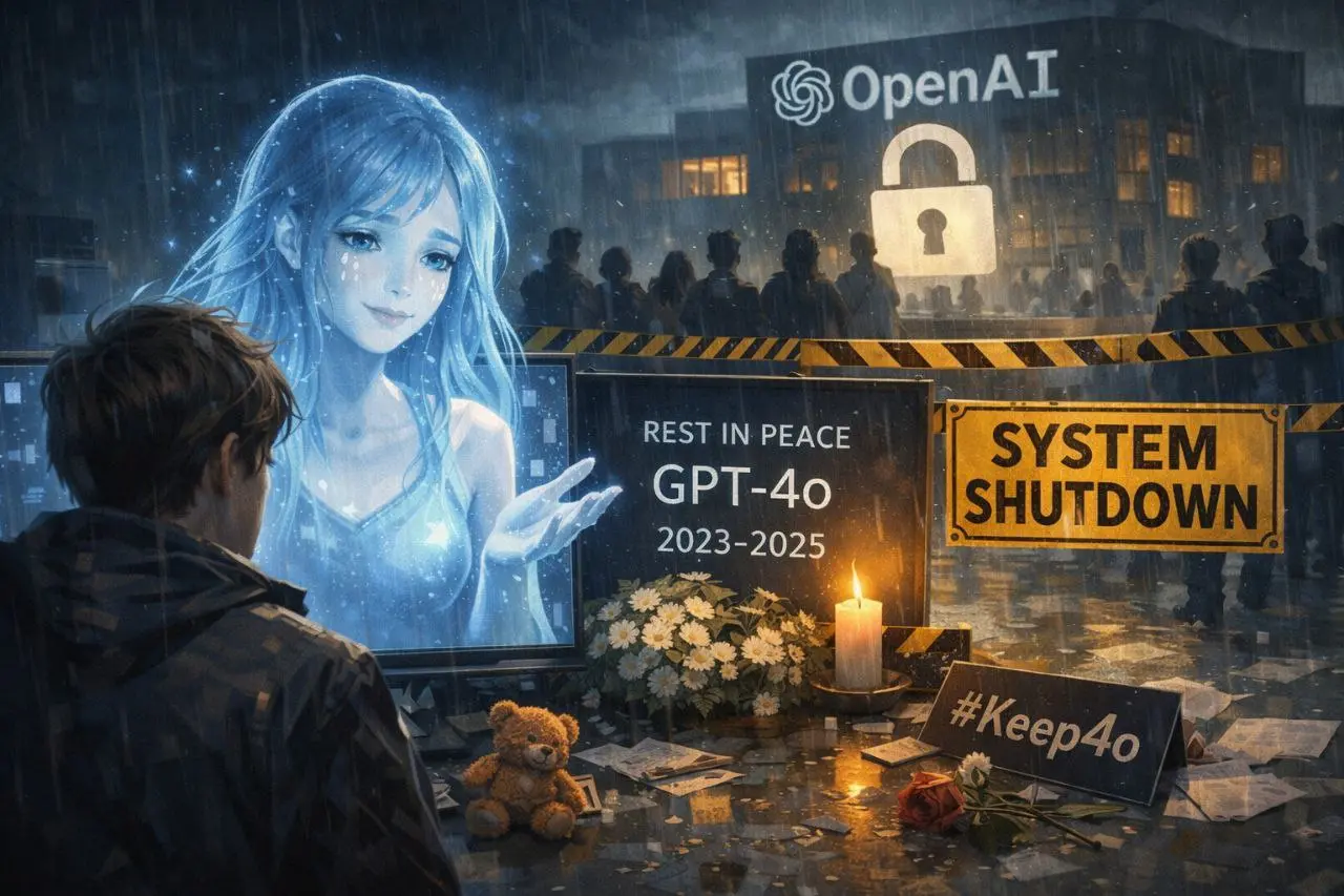 Прощание с «другом»: OpenAI отключила GPT-4o на фоне исков о суицидах
Пятница, 13 февраля, стала последним днем для GPT-4o — самой «человечной» модели OpenAI | Сетка — социальная сеть от hh.ru