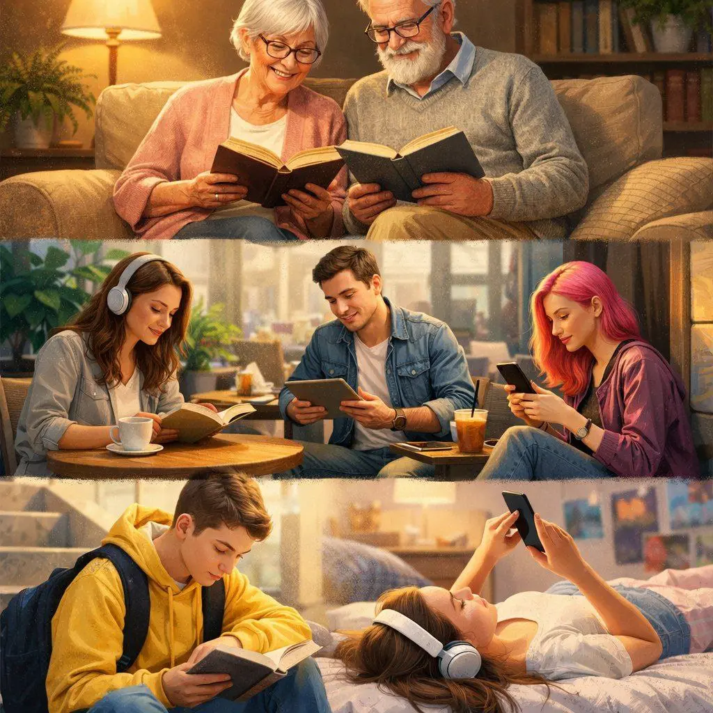 👋 Всем добрейшего часика!
У меня вопрос для обсуждения! 💭



К какому поколению вы себя относите и какую литературу предпочитаете? 📚



• К какому поколению вы относитесь?
• Какие жанры вам ближе?
• И... | Сетка — социальная сеть от hh.ru