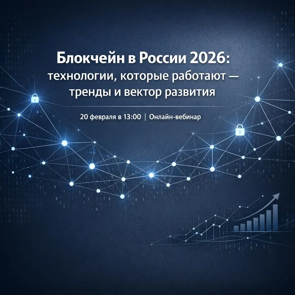 ☀️ 20 февраля в 13:00: вебинар "Блокчейн в России 2026: технологии, которые работают – тренды и вектор развития"
По итогам 2025 года объем ЦФА в обращении составил 172 млрд рублей – рост на 11,5% к 20... | Сетка — социальная сеть от hh.ru