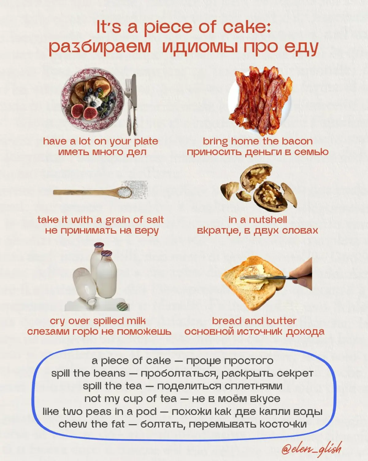 It’s a piece of cake: разбираем идиомы про еду | Сетка — социальная сеть от hh.ru