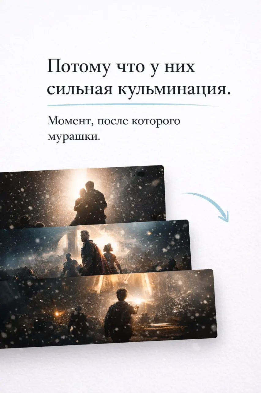 В кино всё решает последняя сцена.
В мероприятиях — последние минуты.
Именно в этот момент люди понимают:
“Это было событие.”
Поэтому мы работаем не как артисты.
А как режиссёры кульминации | Сетка — социальная сеть от hh.ru
