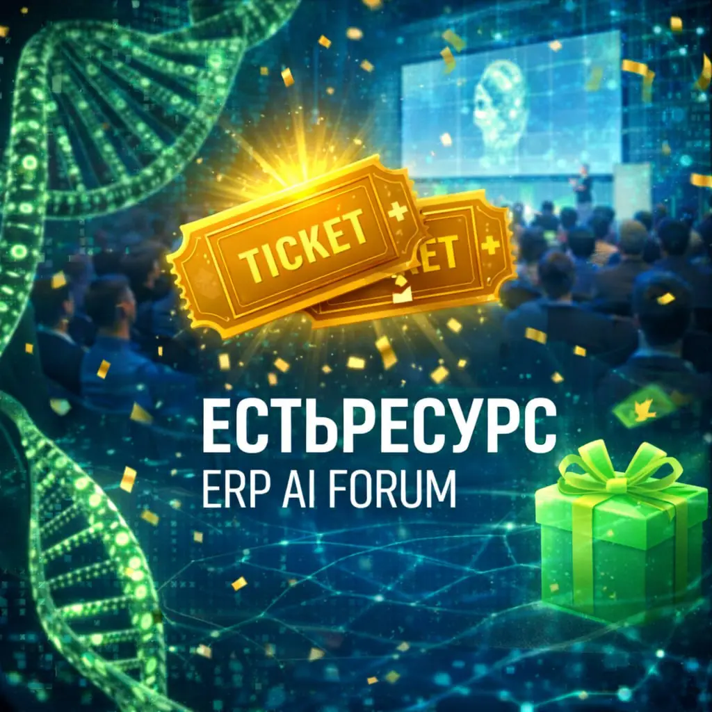🎁 Разыгрываем ONLINE-билет на ЕСТЬРЕСУРС ERP AI Forum (27 мая)
Главный форум по применению ИИ для 1С и не только:
— 30 докладов экспертов
— реальные кейсы внедрения
— 1500+ участников
Стоимость билета... | Сетка — социальная сеть от hh.ru
